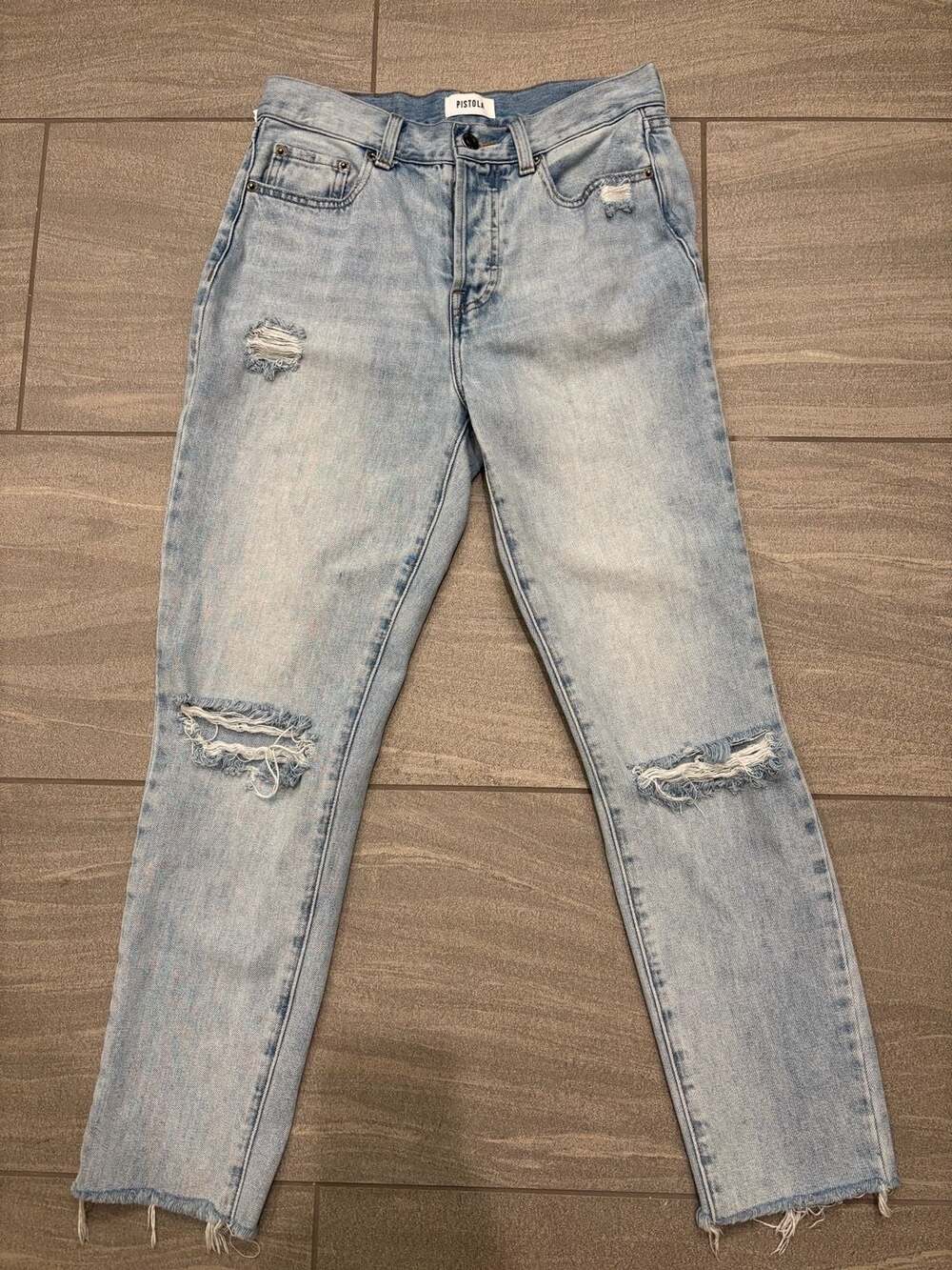 Pistola Jeans Size 27 Ripped Distressed